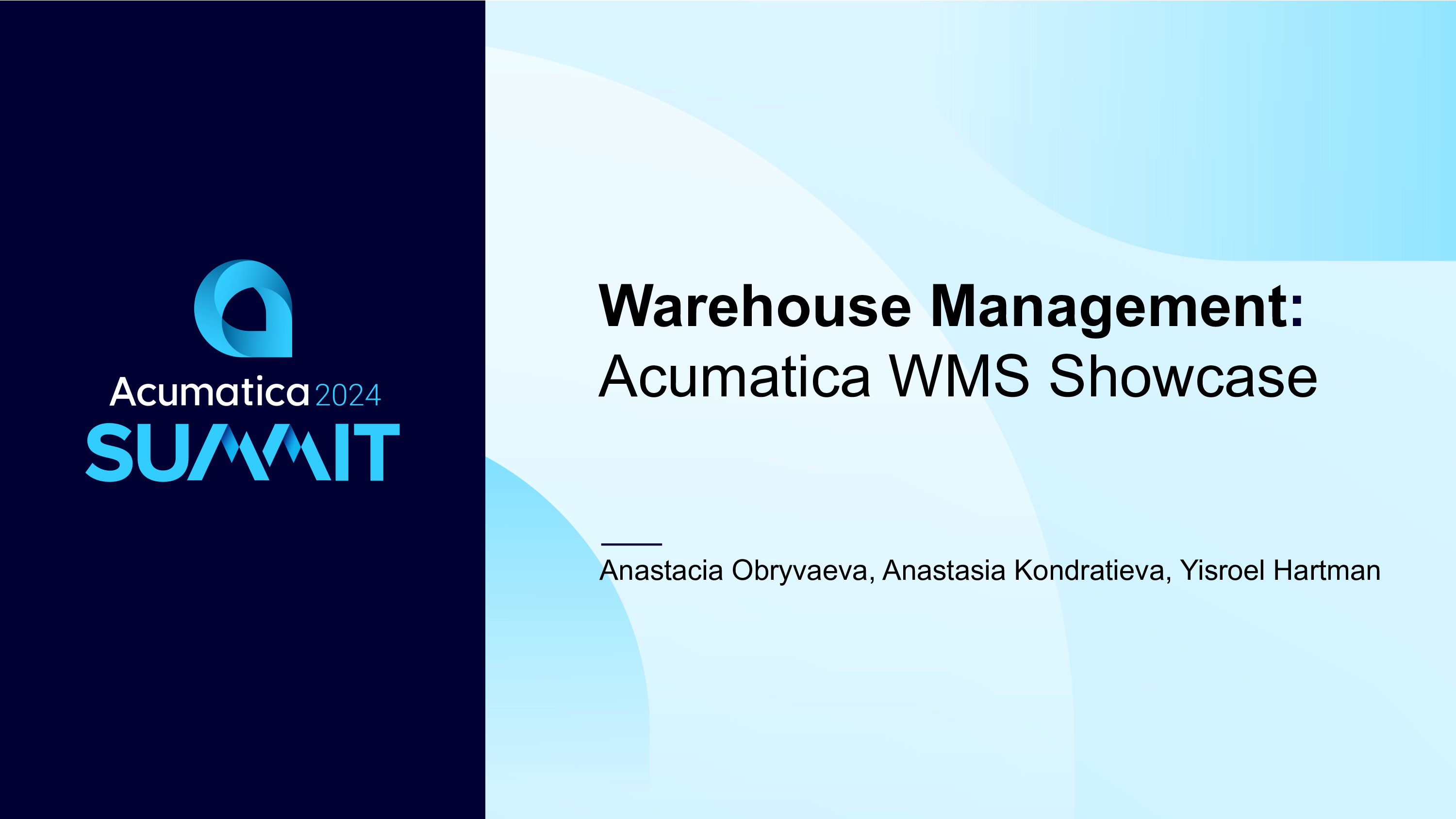 仓库管理AcumaticaWMS展示